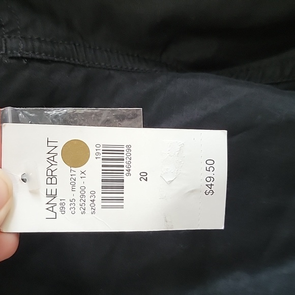 [*3 Items For $20 In Bundle*] NWT Lane Bryant pants / Trousers Black 20 - Picture 9 of 9